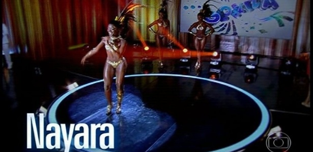 Selecionada no "Fantástico", Nayara sofre a rejeição do público. Divulgação - Rede Globo